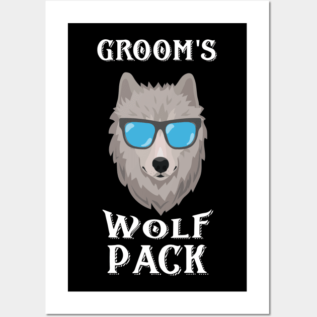 Bachelor Party T Shirts I Wolfpack Wall Art by biNutz